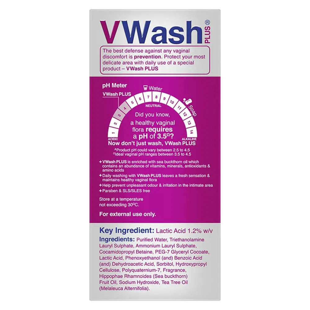 VWash Intimate Hygiene Wash for Women – 100ml (Pack of 2) | pH Balanced Daily Feminine Care
