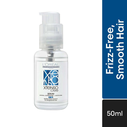 L'Oreal Professionnel Xtenso Care Serum 50ml | For Straightened & Chemically Treated Hair | Intense Frizz Control & Shine