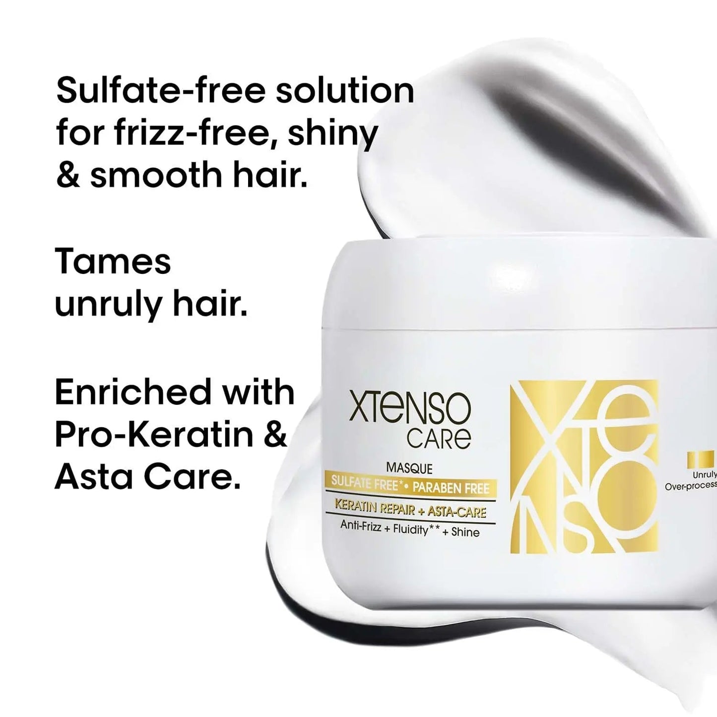 L'Oreal Professionnel Xtenso Care Hair Mask GOLD 200gm | Keratin Repair for Straightened & Chemically Treated Hair