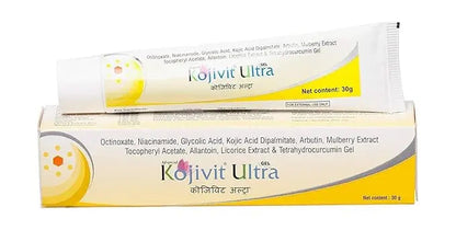 Kojivit Ultra Gel 30gm | Skin Brightening & Anti-Pigmentation Gel with Kojic Acid, Arbutin, Mulberry Extract