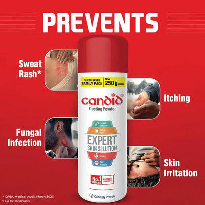 Candid Dusting Powder Antifungal 100 g | Expert Skin Solution for Fungal Infections +Free Shipping