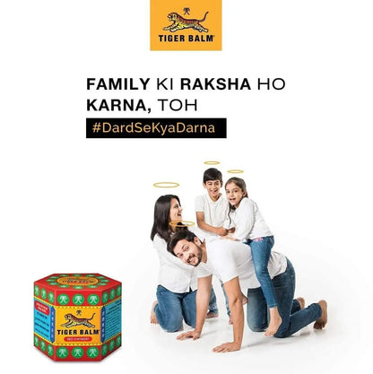 Tiger Balm Red Ointment 9ml (Pack of 4) | Herbal Pain Relief Balm for Headaches, Muscle Pain & Backaches