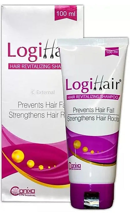 Logihair Shampoo – Dermatologist Recommended Hair Fall Control Formula | 100 ml