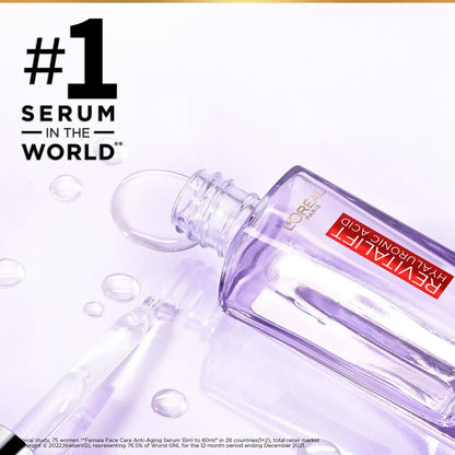 L’Oréal Paris Revitalift Filler 1.5% Hyaluronic Acid Revitalift Serum 30 ml | Plumps Fine Lines & Boosts Radiance