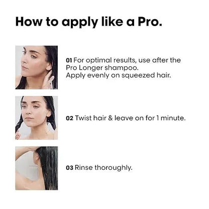 Loreal pro longer Mask 8.5 Fl Oz | Length Renewing Mask with Filler A‑100 & Amino Acids | For Thin & Fine Hair