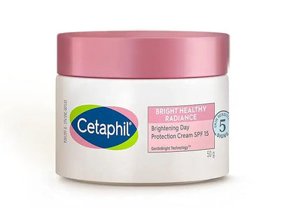 Cetaphil Brightening Day and Night Cream Combo | 50 ml Each | Even Tone & Skin Radiance with SPF
