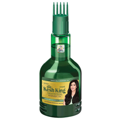 Kesh King Ayurvedic Hair Oil 300ml | Anti-Hair Fall Oil with 21 Herbs for Strong, Thick & Healthy Hair