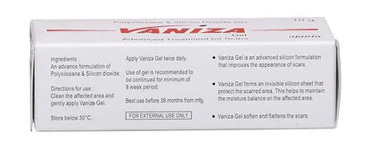 Vaniza Silicone Gel for Scar Reduction – 10g (Pack of 2) | Advanced Scar Treatment Gel