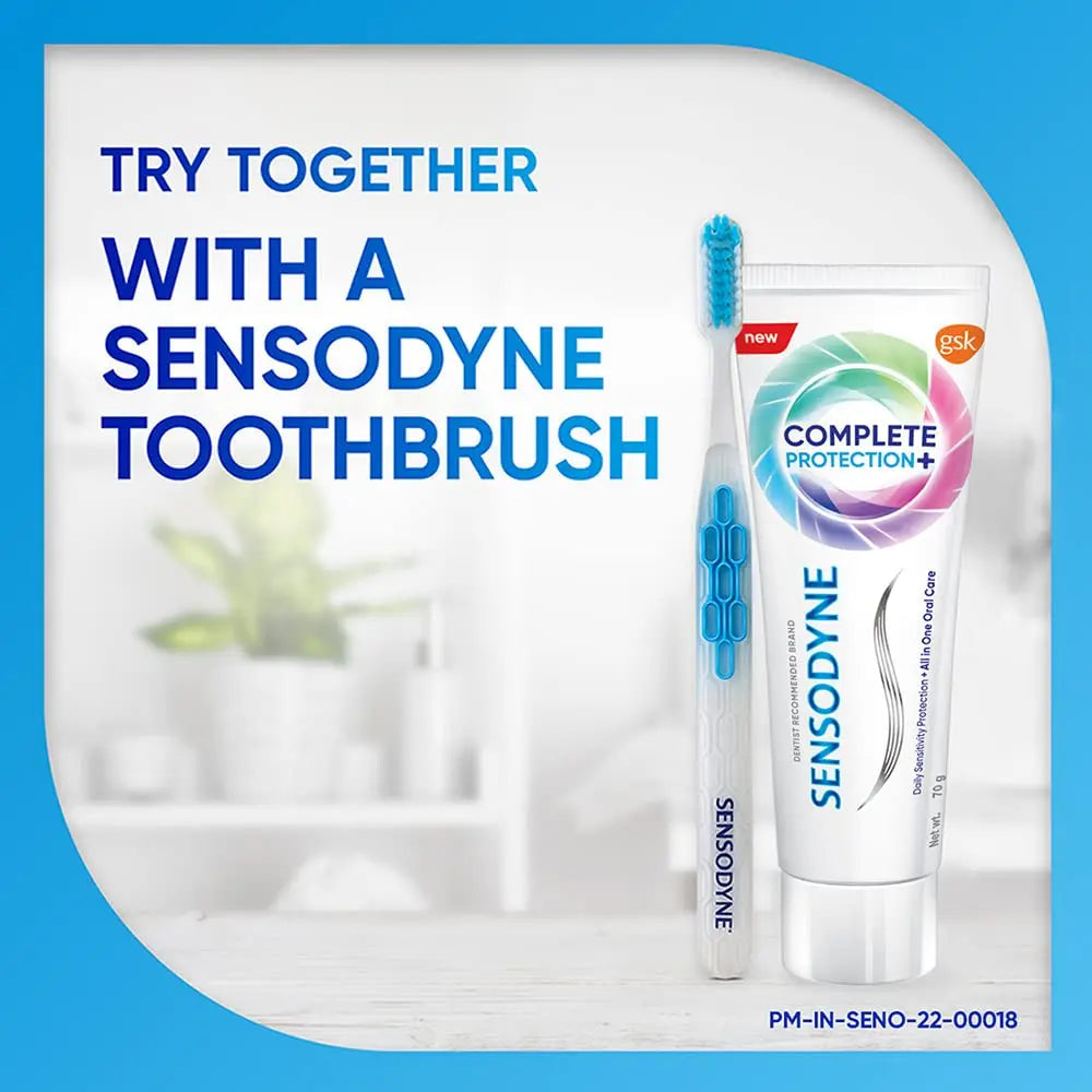 Sensodyne Complete Protection Toothpaste – 70g (Pack of 5) | Daily Oral Care for Sensitive Teeth & Gum Health