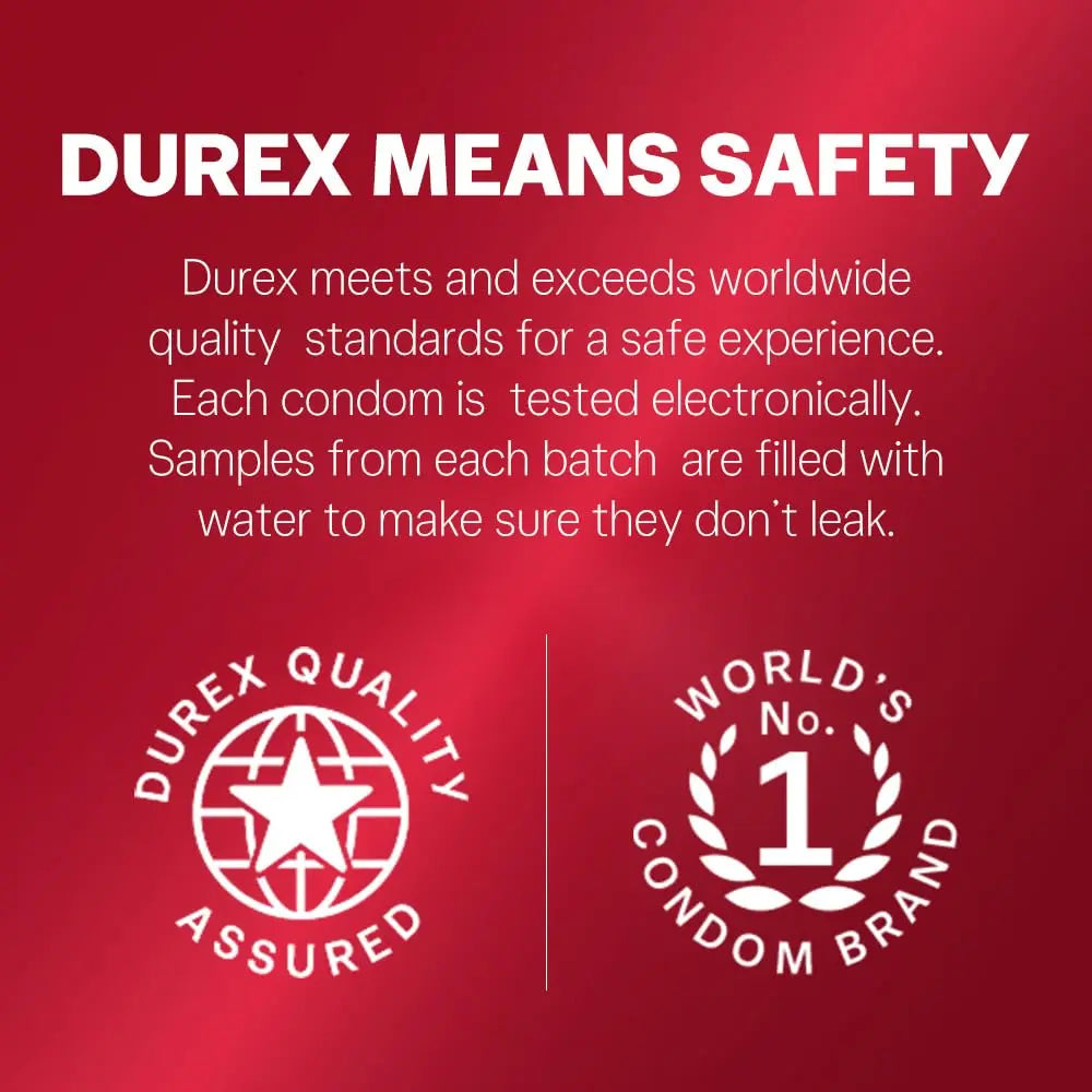 Durex Extra Thin Condoms – 10 Count (Pack of 3) | Ultra-Thin Latex Condoms for Maximum Sensation & Protection