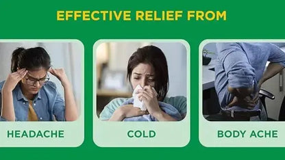 Zandu Balm 8 ml (Pack of 5) | Herbal Balm for Headache, Body Ache & Cold Relief V2deliver.com