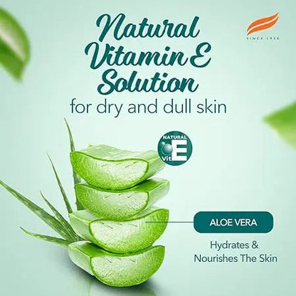 Himalaya Aloe Vera Face Wash 50ml | Herbal Moisturizing Cleanser with Cucumber & Vitamin E | Soap-Free Hydrating Skincare