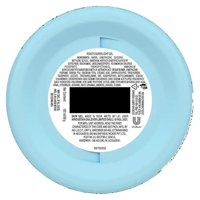 POND'S Super Light Gel Oil-Free Moisturizer 100ml | Hydrates & Brightens Oily & Normal Skin