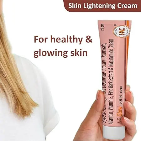 NG Glow Cream for Dark & Age Spots – 20gm (Pack of 2) | Skin Brightening & Spot Reduction | Glowing & Even-Toned Skin