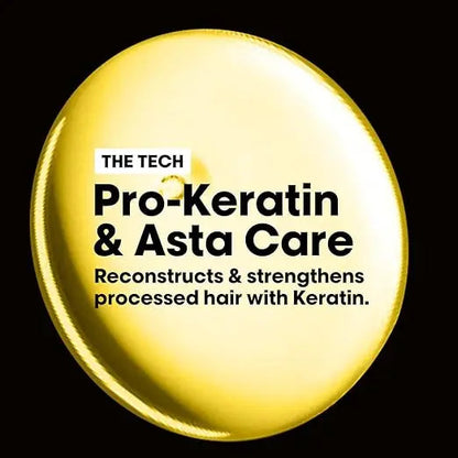 L'Oreal Professionnel Xtenso Care Sulfate-Free Golden Shampoo 250ml & Hair Masque 200ml Combo – Nourishing Hair Care for All Hair Types (Pack of 2)