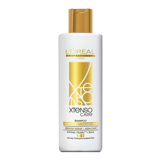 L'Oreal Professionnel Xtenso Care Sulfate-Free Shampoo 250ml | GOLD | For All Hair Types | Pro-Keratin + Strength Care