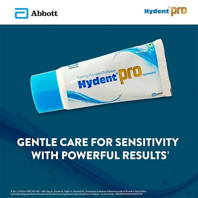 Hydent Pro Toothpaste 70g | Professional Dental Care for Sensitive Teeth & Cavity Protection | Dentist-Recommended Formula