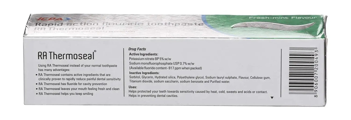 Thermoseal RA Toothpaste 100gm | Anti-Sensitivity & Gum Care Dental Paste with Potassium Nitrate