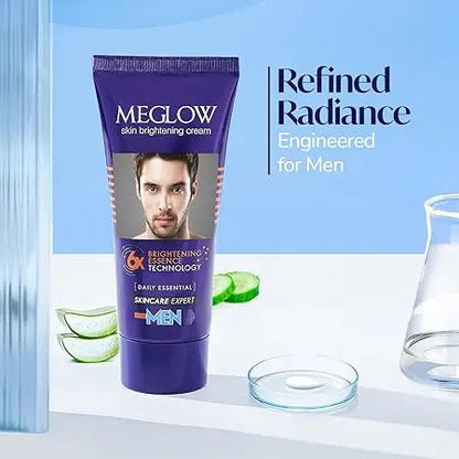 Meglow Premium Face Cream for Men – 50g | Brightening & Moisturizing Cream for Daily Use