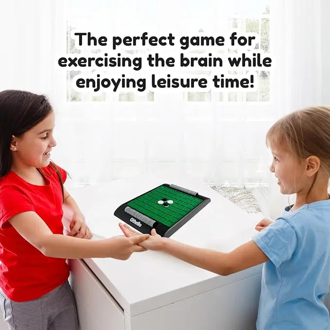 Othello Classic Strategy Board Game for Kids & Adults – 2 Player Reversible Disc Game