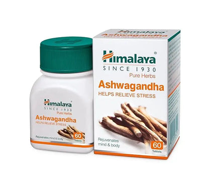 Himalaya Ashwagandha Tablets (60) | Stress Relief & Energy Boost | Supports Immunity & Overall Wellness