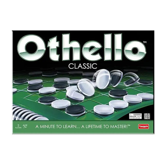 Othello Classic Strategy Board Game for Kids & Adults – 2 Player Reversible Disc Game