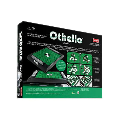 Othello Classic Strategy Board Game for Kids & Adults – 2 Player Reversible Disc Game