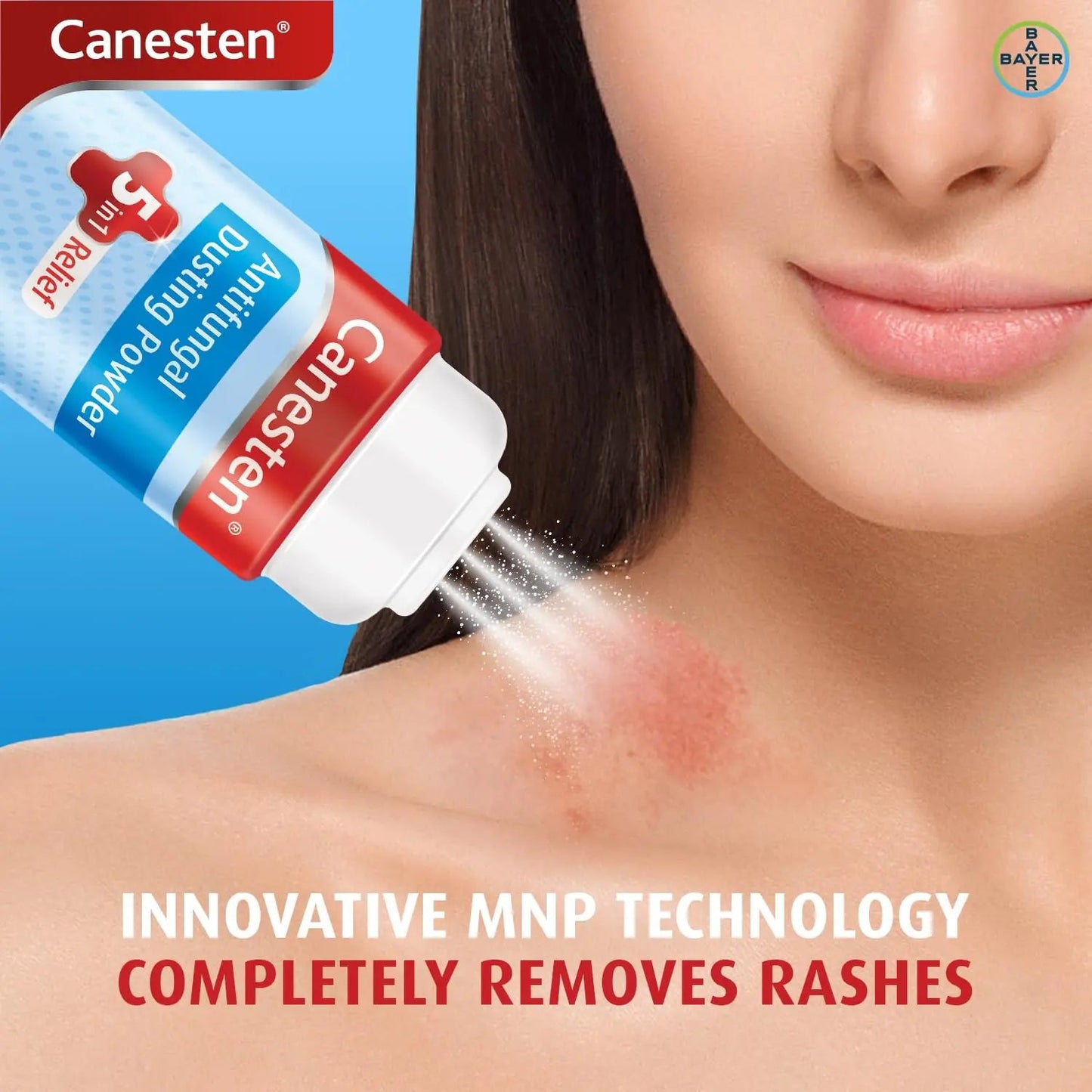 Canesten Antifungal Combo | 1% Clotrimazole Cream 30gm + Antifungal Dusting Powder 100gm | Itch & Rash Relief