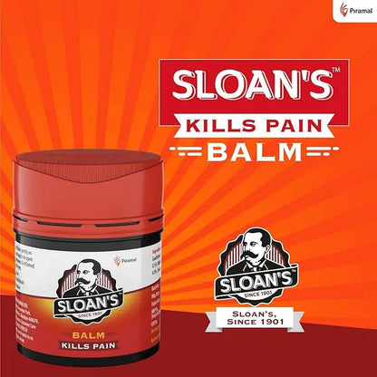 Sloan’s Balm 20 g | Herbal Pain Relief Balm with Capsicum & Ayurvedic Oils | For Muscle, Joint & Neck Pain
