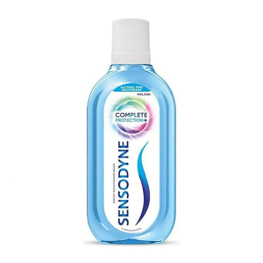 Sensodyne Mouthwash Complete Protection 250ml | For Sensitive Teeth, Strong Enamel & Lasting Freshness
