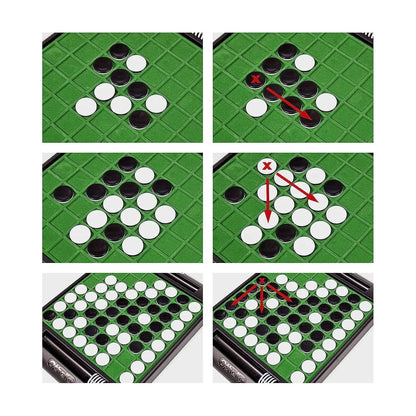 Othello Classic Strategy Board Game for Kids & Adults – 2 Player Reversible Disc Game