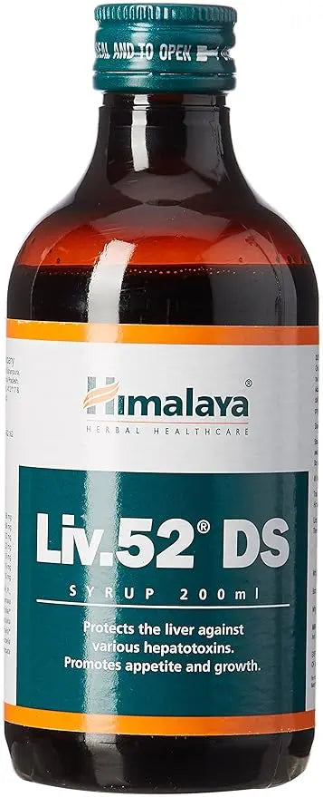 Himalaya Liv.52 DS Syrup 200ml | Double Strength Liver Tonic for Appetite, Growth & Digestion | Herbal Ayurvedic Formula