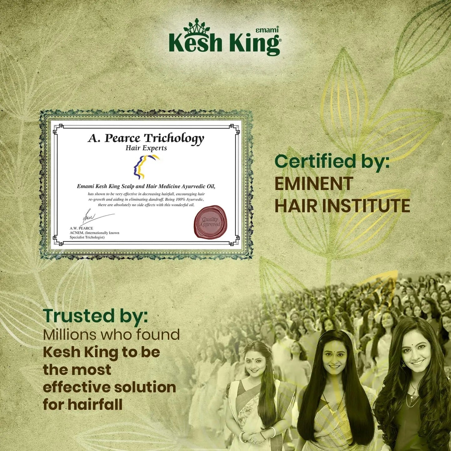 Kesh King Ayurvedic Hair Oil 300ml | Anti-Hair Fall Oil with 21 Herbs for Strong, Thick & Healthy Hair