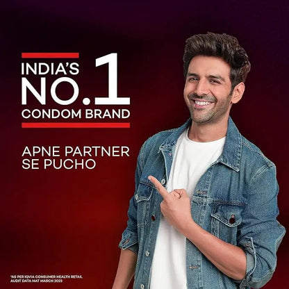 Manforce Condoms – Strawberry & Vanilla Cocktail, 10 Pcs (Set of 5) | Long-Lasting, Dotted & Flavored Latex Condoms for Men