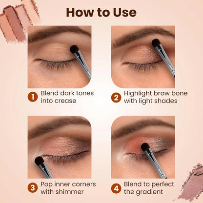 HUDA GIRL Beauty Rose Gold Remastered + Nude Edition Eyeshadow Palette Combo|Full Eye Makeup Kit