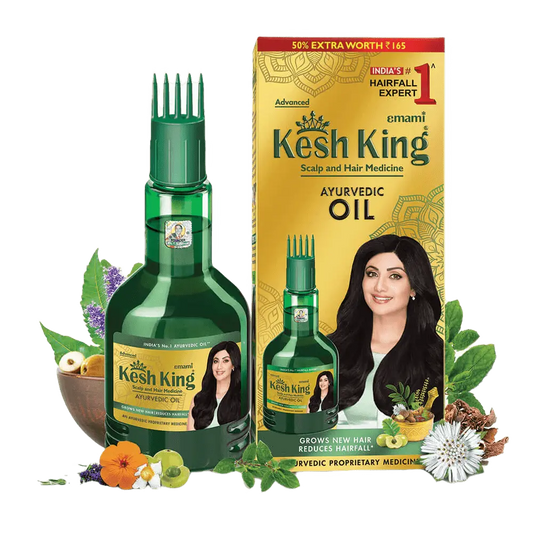 Kesh King Ayurvedic Hair Oil 300ml | Anti-Hair Fall Oil with 21 Herbs for Strong, Thick & Healthy Hair