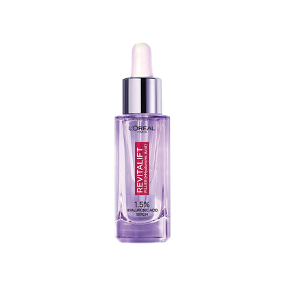 L’Oréal Paris Revitalift Filler 1.5% Hyaluronic Acid Revitalift Serum 30 ml | Plumps Fine Lines & Boosts Radiance