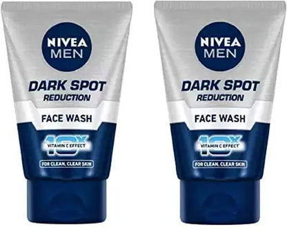 Nivea Men Advanced Whitening Face Wash 100ml (Pack of 2) | Dark Spot Reduction & Oil Control | For Fresh & Clear Skin