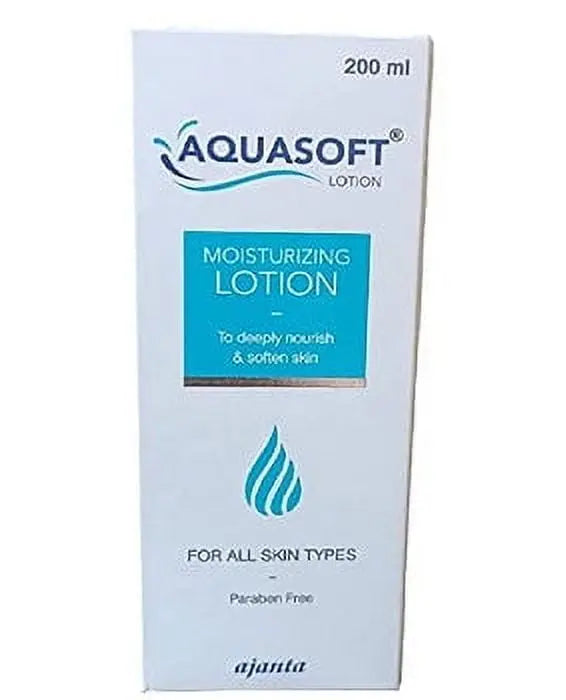 Aquasoft Moisturizing Lotion – 200ml (Pack of 1) | Hydrating Body & Face Lotion for Dry, Sensitive & Itchy Skin