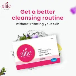 Alite Fight Body Acne Soap 75g (Pack of 4) – Instant Microbial Action for Clear, Smooth Skin