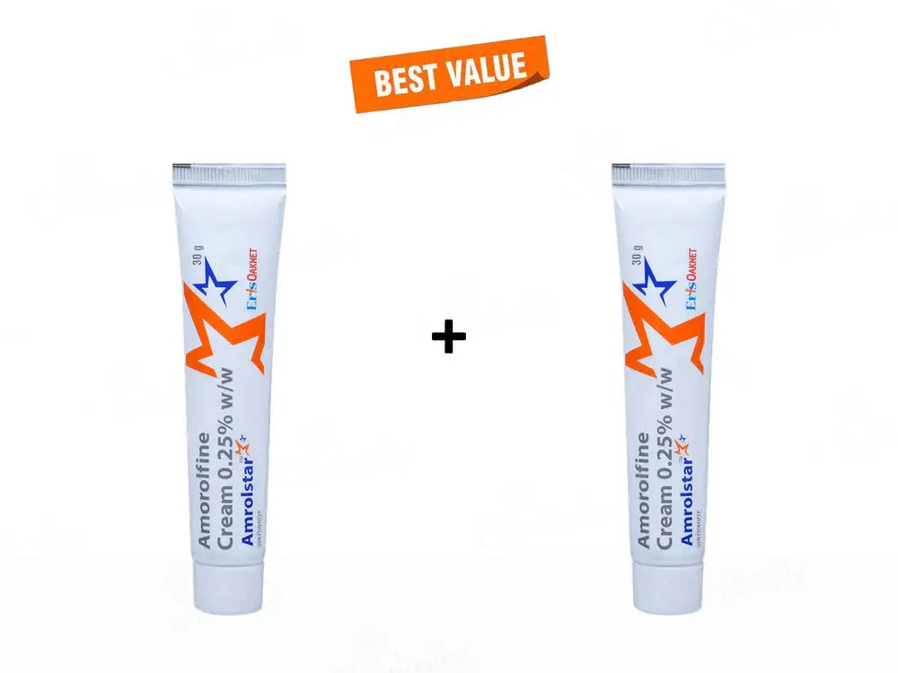 Amrolstar Cream 30 g – Anti-fungal Cream with Amorolfine 0.25% w/w Shopnice.com