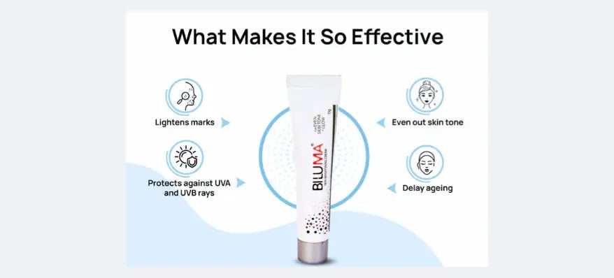 Biluma Skin Brightening Cream 15gm – Advanced Dark Spot Corrector & Glow Enhancer