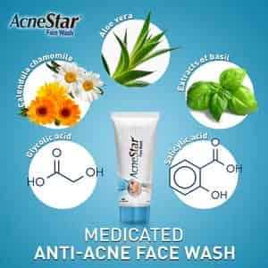 Acnestar Mankind Unisex Face Wash – 50g (Pack of 2) | Oil Control & Anti-Acne Cleanser for Oily & Acne-Prone Skin