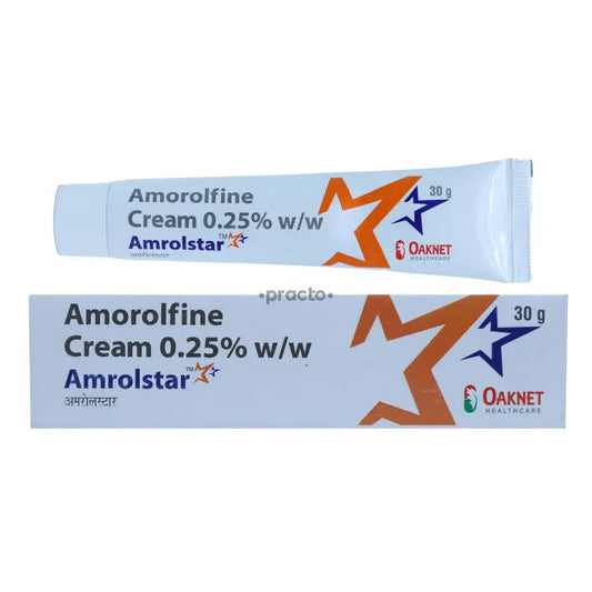 Amrolstar Cream 30 g – Anti-fungal Cream with Amorolfine 0.25% w/w Shopnice.com