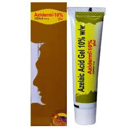 Aziderm 10% Azelaic Acid Gel – 15g (Pack of 2) | Acne & Hyperpigmentation Treatment for Oily & Acne-Prone Skin