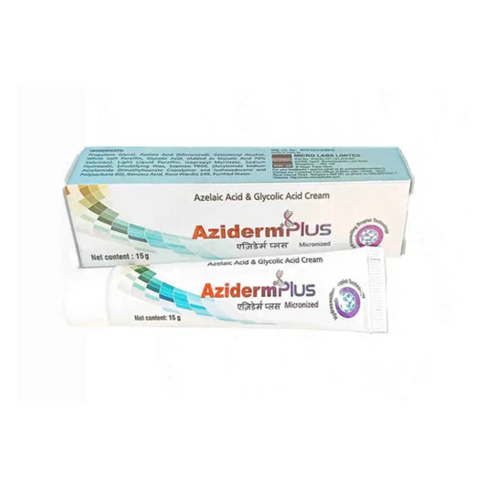 Aziderm 10% Azelaic Acid Cream – 15g (Pack of 2) | Acne & Hyperpigmentation Treatment for Oily & Acne-Prone Skin