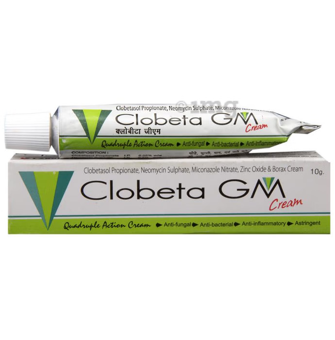 Clobetasole Clobeta‑GM Cream 10 g | Antibacterial‑Antifungal Topical Cream