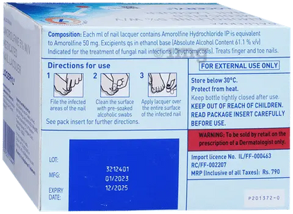 Loceryl Nail Lacquer 5ml – Powerful Anti-Fungal Nail Treatment with Amorolfine 5%