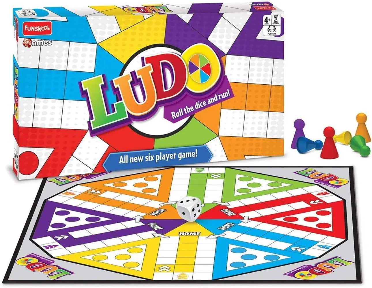Funskool Ludo 2018 – Classic Family Board Game for Kids & Adults