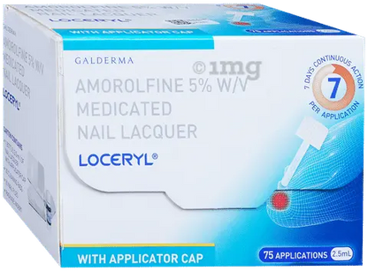 Loceryl Nail Lacquer 2.5ml – Powerful Anti-Fungal Nail Treatment with Amorolfine 5%